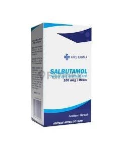 Salbutamol 100 mcg / dosis x 200 dosis "Ley Cenabast" FAES FARMA